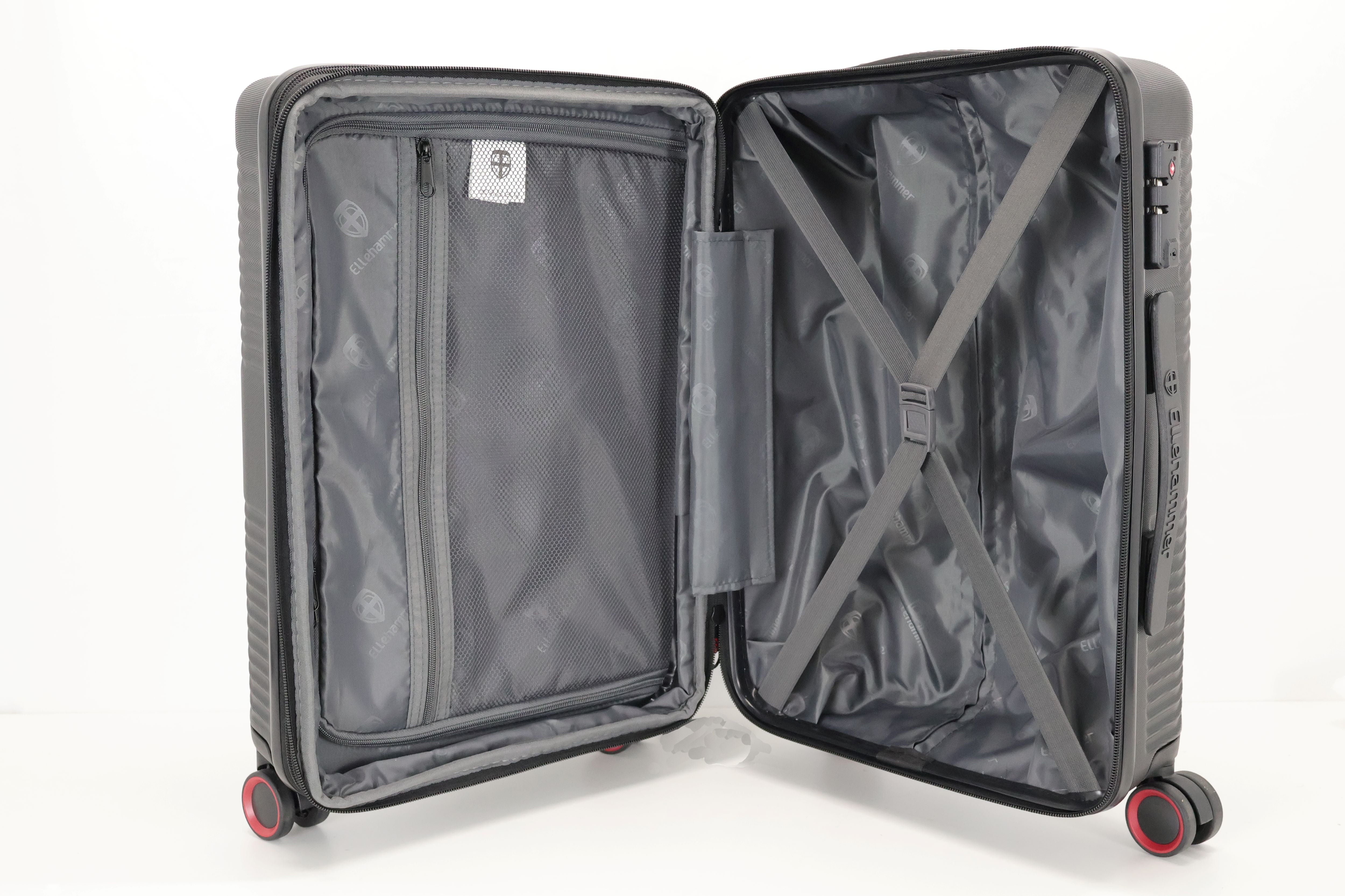 Ellehammer 20inch Hardcase Luggage, Carry on for Airplane, Travel Luggage. tsa Lock, Adult