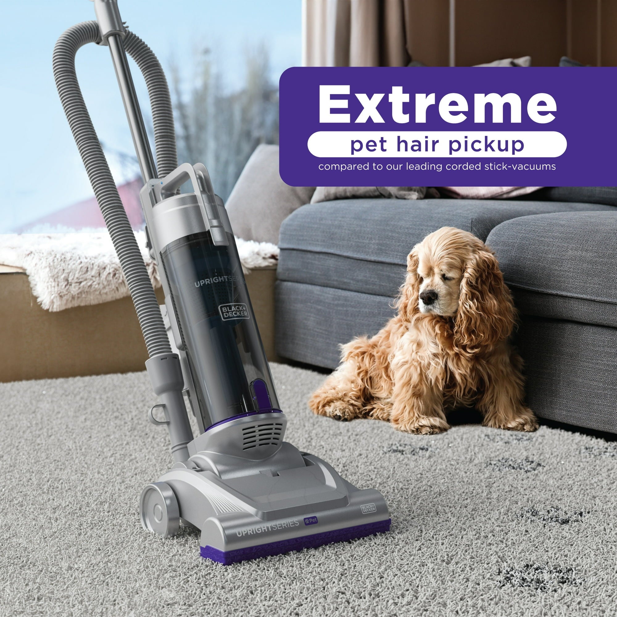 Black + Decker UprightSeries Lite PET Upright Vacuum