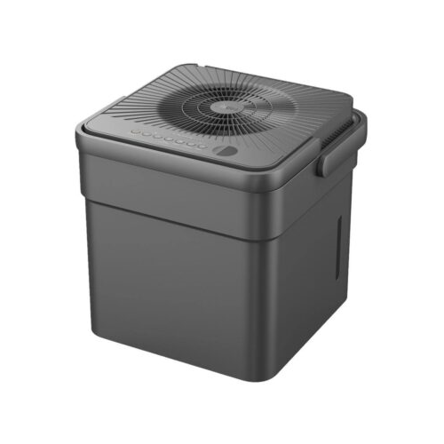 Midea Cube 50 Pint Dehumidifier for Basement and Rooms at Home for up to 4,500 Sq. Ft., Smart Control, Compatible with Alexa (Grey), Drain Hose Included