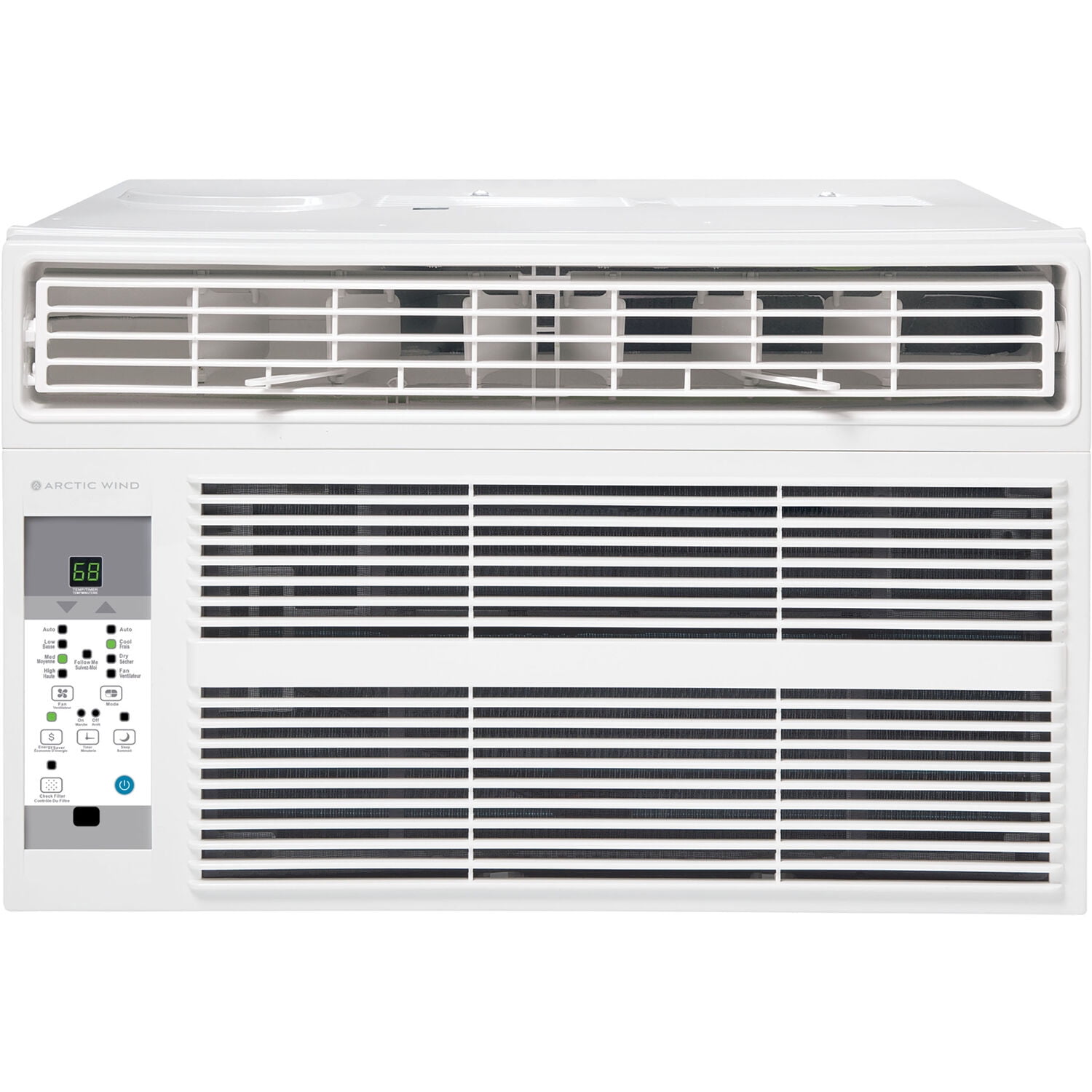 Arctic Wind New 8,000 BTU 350 Sq ft Window Air Conditioner with Remote Control