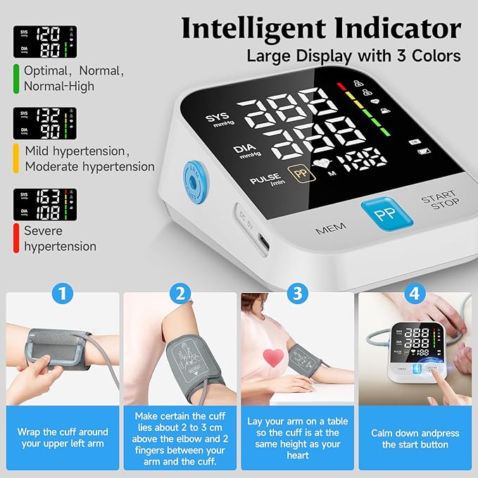 Upper Arm Digital Blood Pressure Monitor