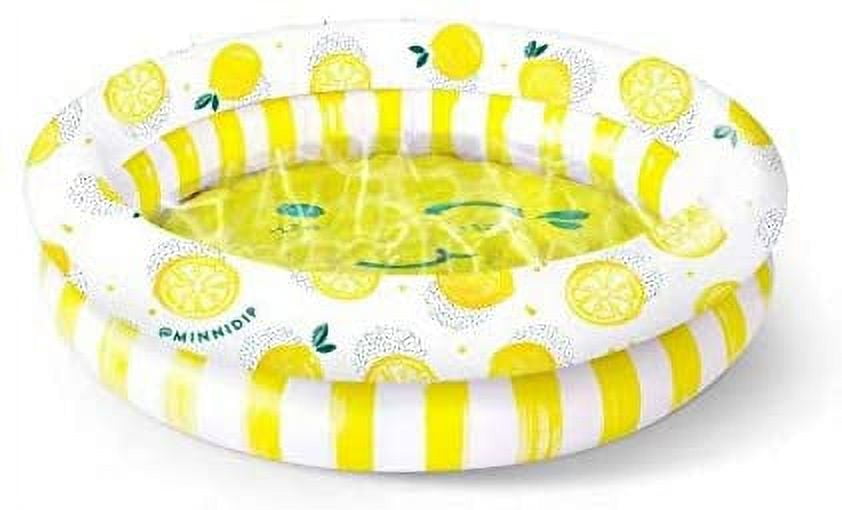 Minnidip 4ft Splash of Citrus Minni-Minni Pool, Non Toxic, Drain Plug, Heavyweight/Durable