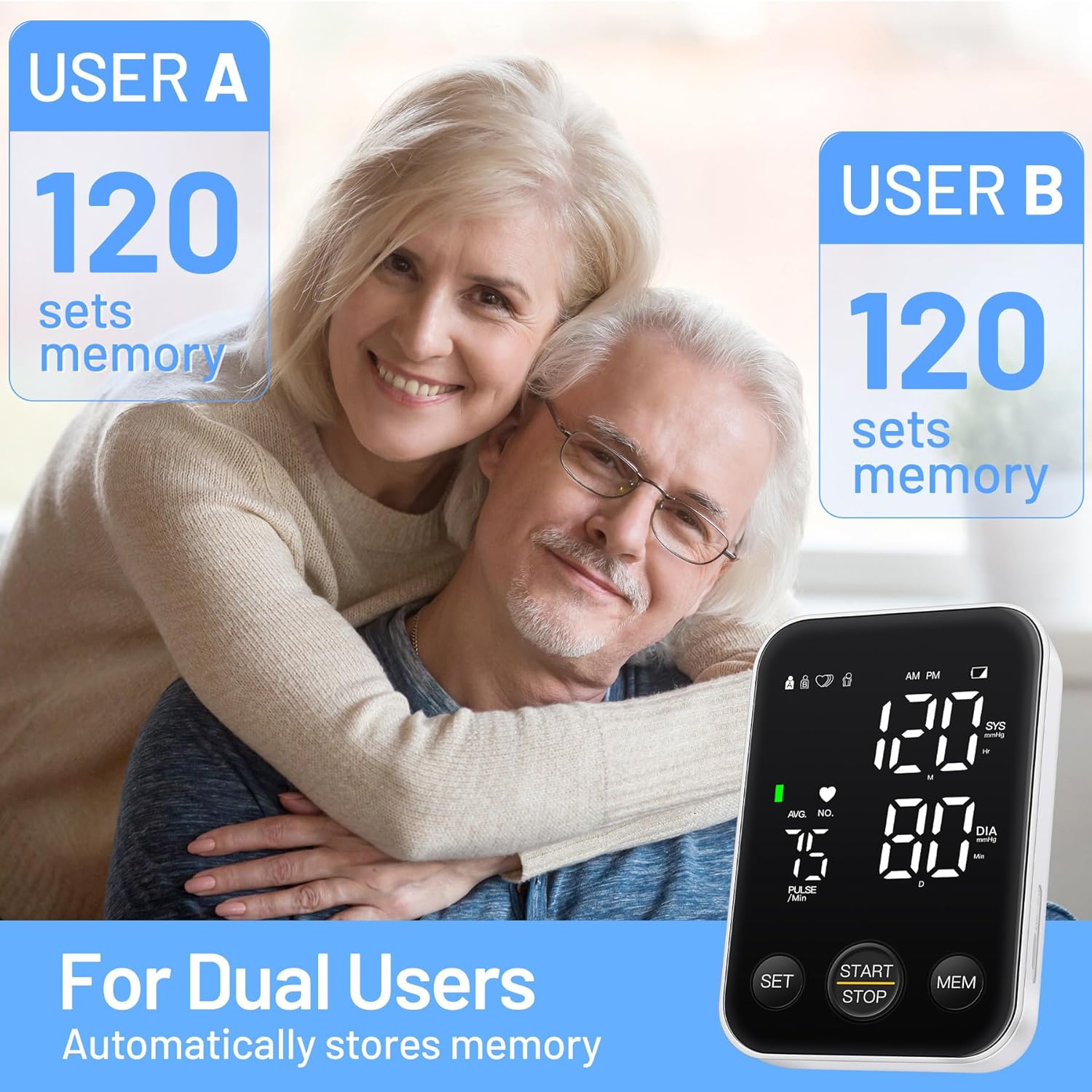 Lazle Upper Arm Blood Pressure Monitor, Model # C04