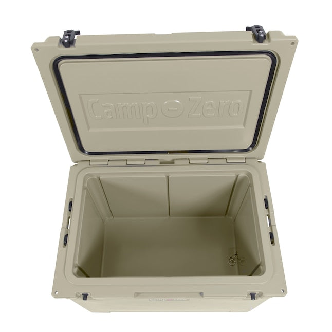 CAMP-ZERO 80 - 84.54 Qt. Premium Cooler with Molded-In Cup Holders | Beige
