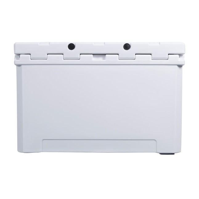 CAMP-ZERO 80 - 84.54 Qt. Premium Cooler with Molded-In Cup Holders | White