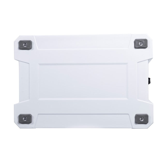 CAMP-ZERO 80 - 84.54 Qt. Premium Cooler with Molded-In Cup Holders | White