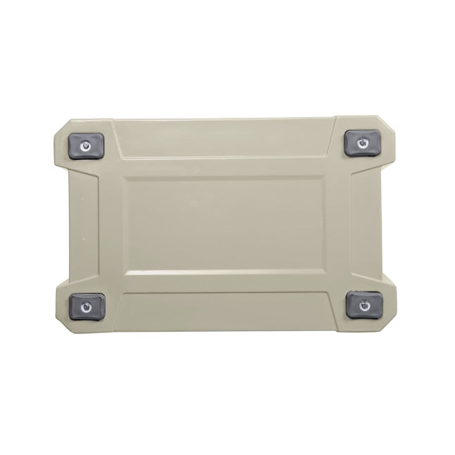 CAMP-ZERO 60 - 63.40 Qt. Premium Cooler with Molded-In Cup Holders | Beige