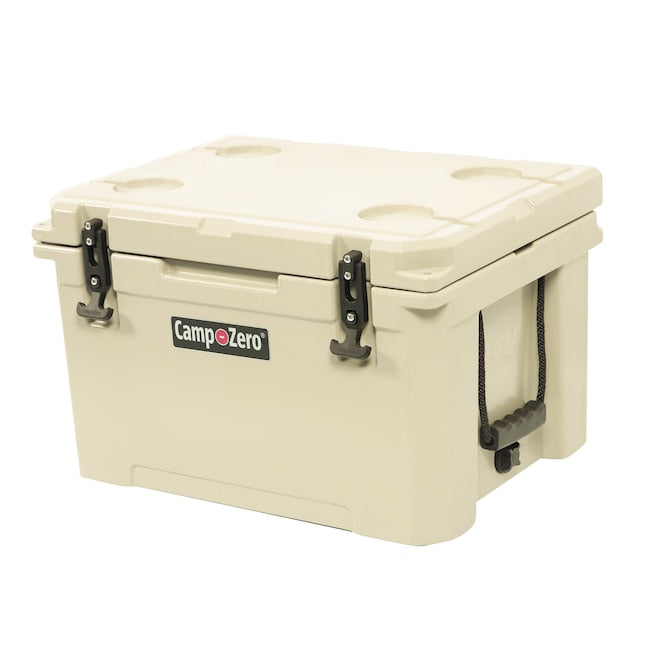 CAMP-ZERO 60 - 63.40 Qt. Premium Cooler with Molded-In Cup Holders | Beige