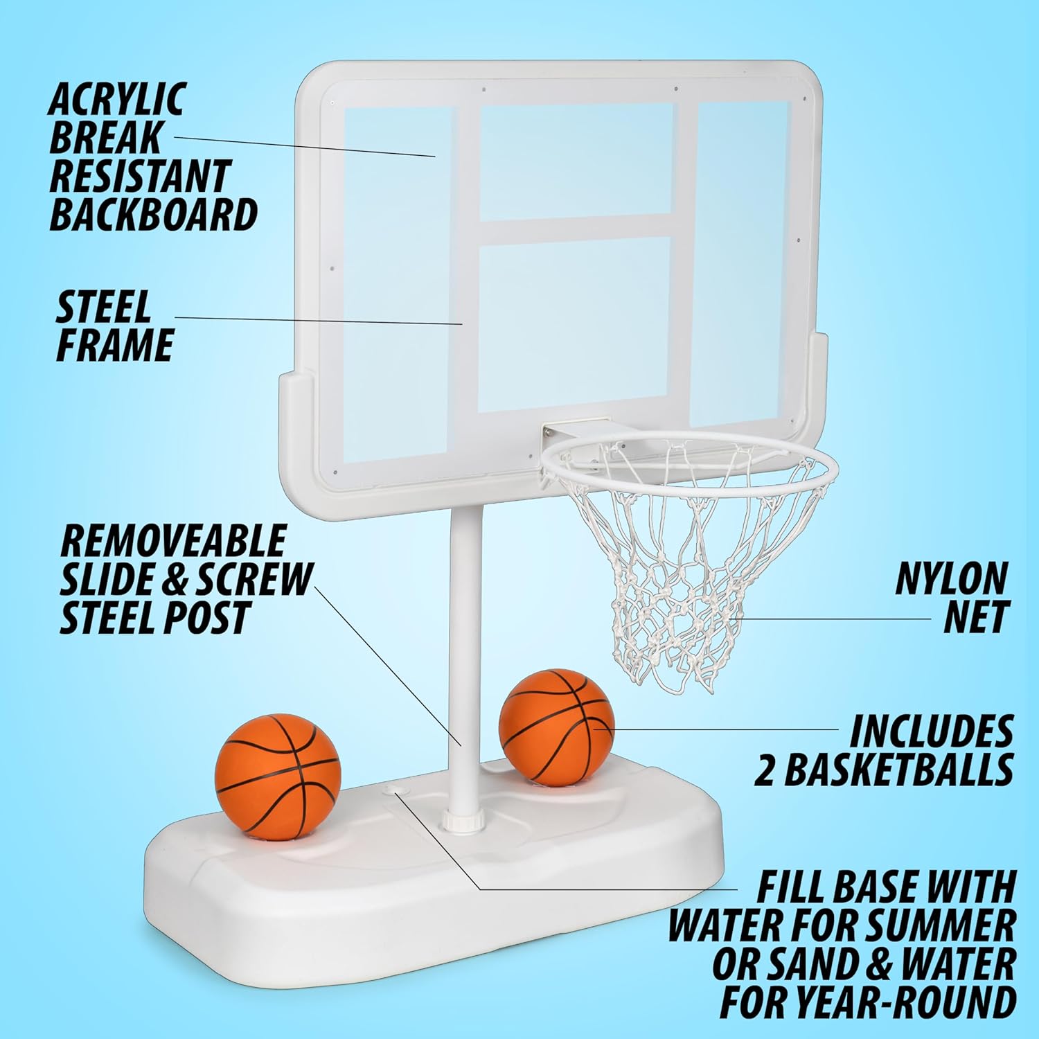 Atomi Poolside Basket Ball Game Set