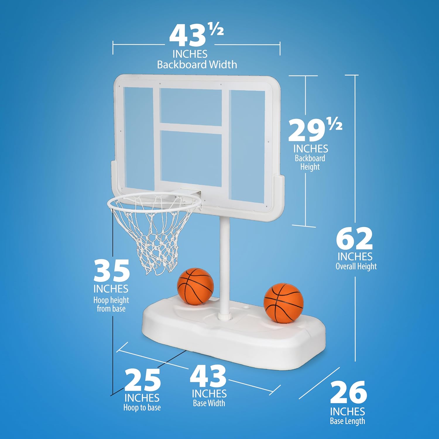 Atomi Poolside Basket Ball Game Set