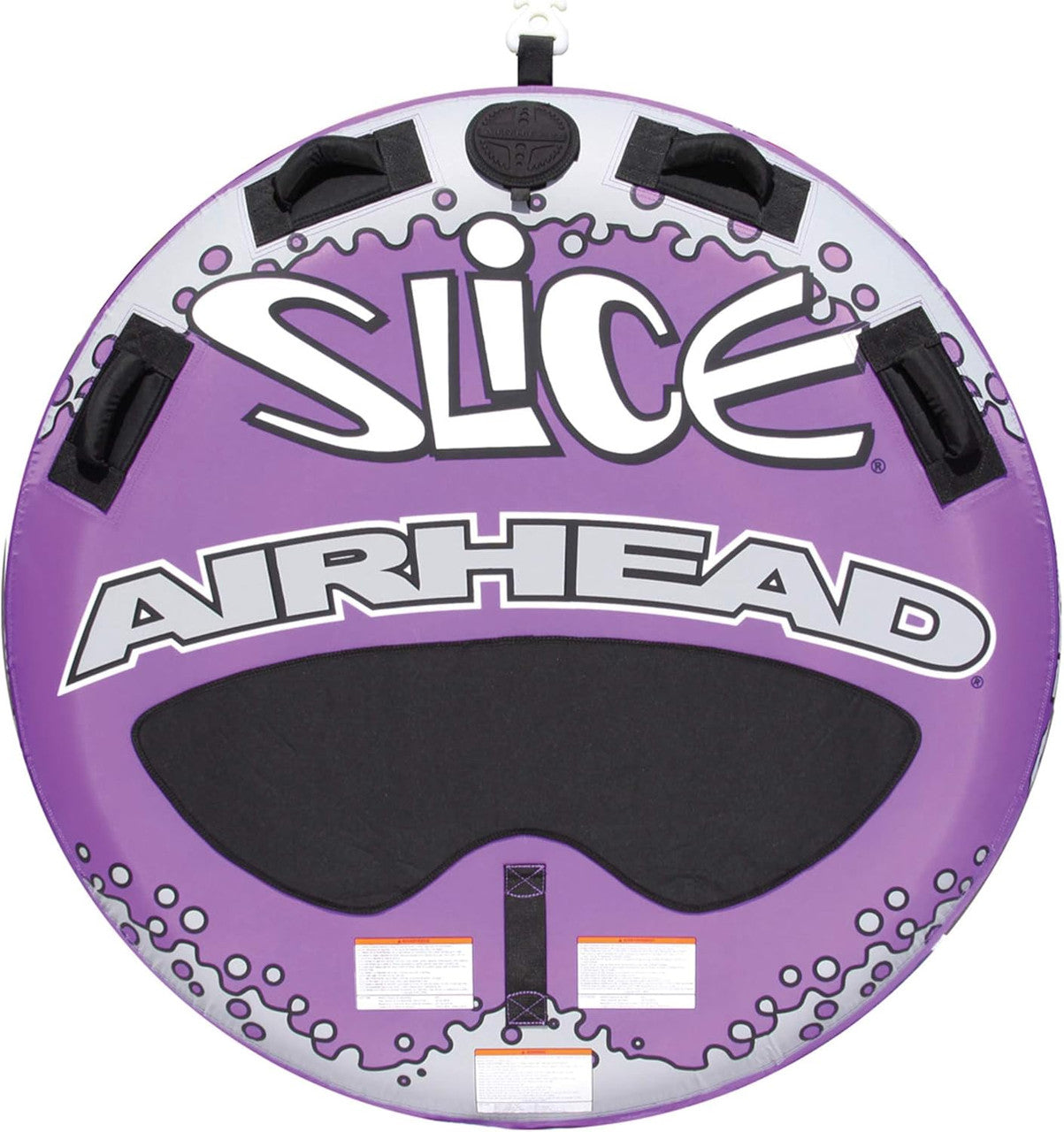 Airhead Slice Towable Tube for 1-2 Riders  Tapered Deck Design with Neoprene Padding, Kwik-Connect & Speed Safety Valve