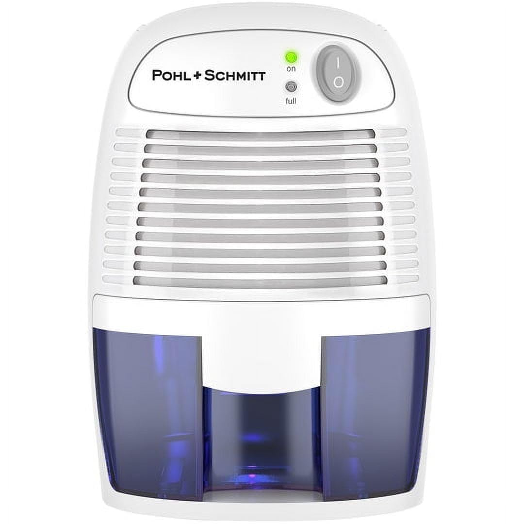 Pohl+Schmitt Portable compact Electric Dehumidifier, 2200 Cubic Feet (225 sq ft) 17 oz Capacity