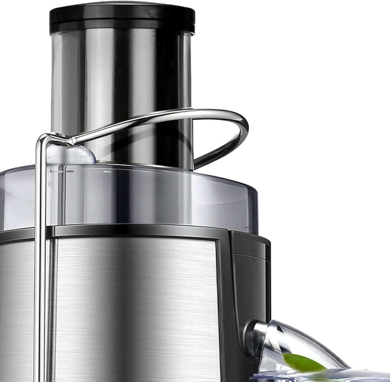 Mueller Juicer Ultra Power, Easy Clean Extractor Press Centrifugal Juicing Machine, Wide 3" Feed Chute for Whole Fruit Vegetable, Anti-drip, Silver