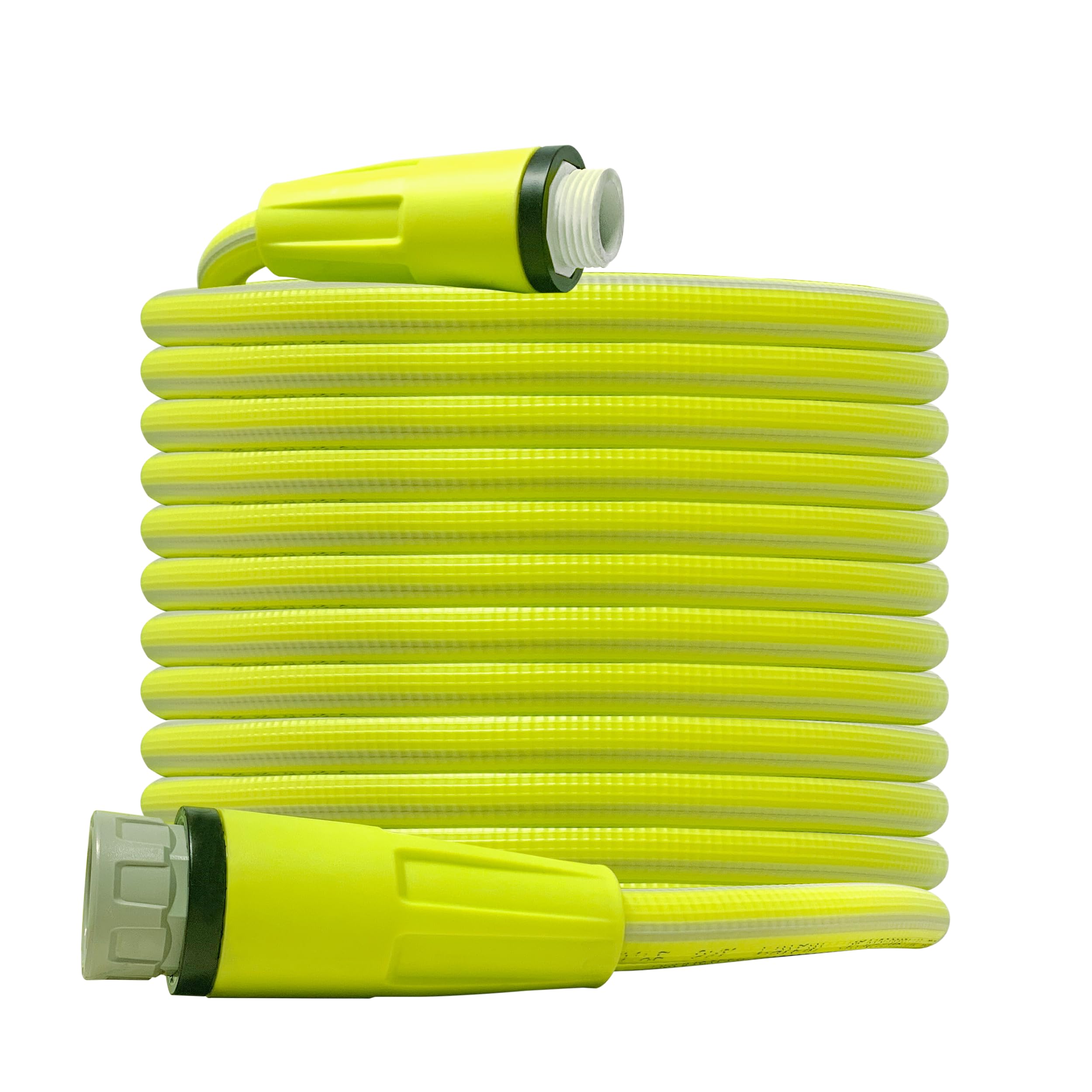 It's Light Polymer Garden Hose 5/8 in. X 50ft., Ultralight, Drinking Water Safe, Heavy Duty, Anti Kink structure, UV tested, Acid Green