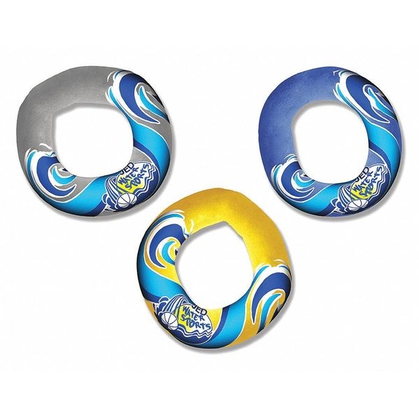JED POOL TOOLS 99-43500 Dive Rings 6" Plastic Pool Accessories, Set of 3