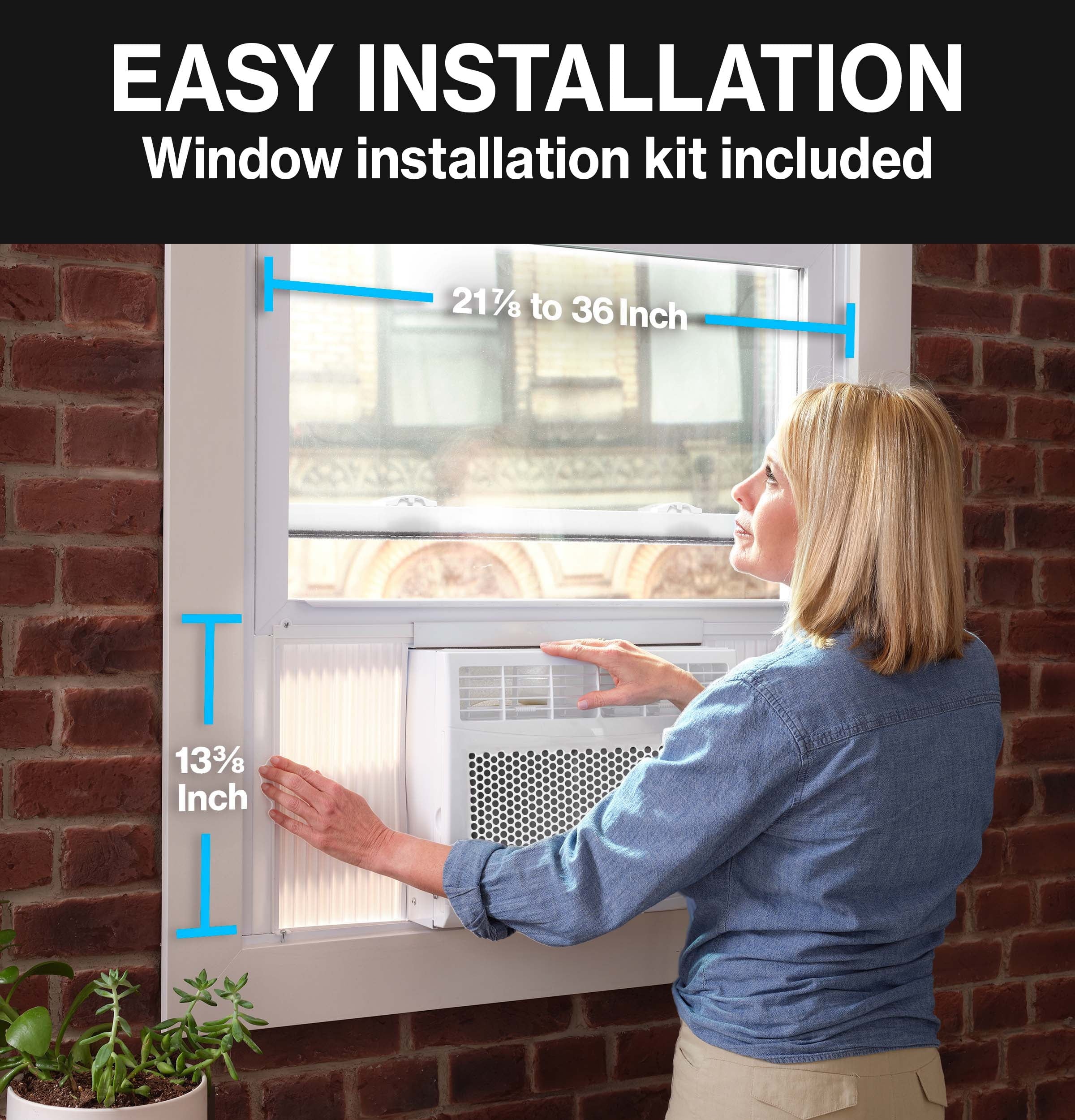 Haier 5,000 BTU, 115V Mechanical Window Air Conditioner for Small Rooms up to 150 sq ft. (Refurbished)