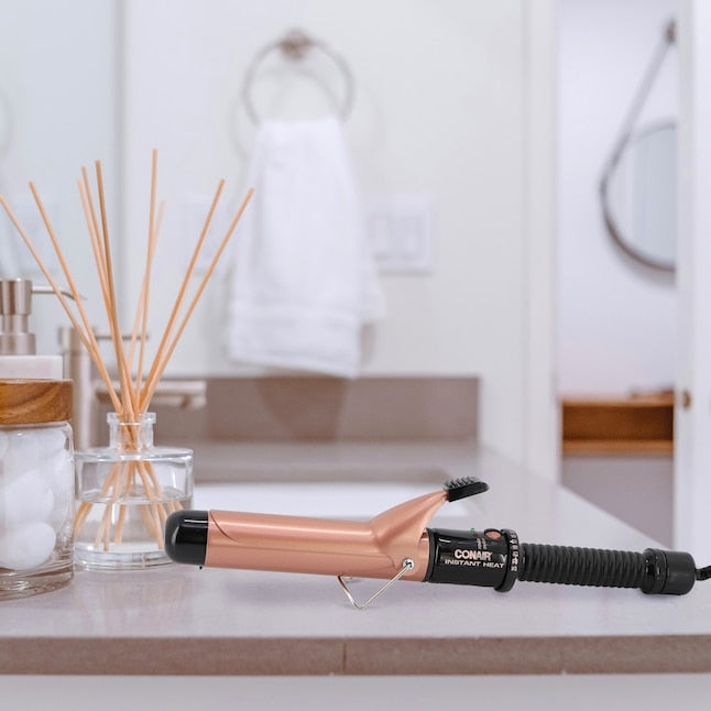 Conair Ceramic 1.25 Inch Instant Heat Curling Iron with 25 Heat Settings