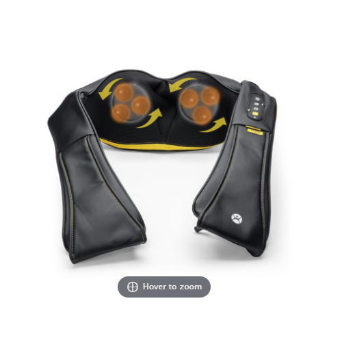 SHIATSUMASSAGE PRO (iWNS20) Cordless Neck & Shoulder Massager with Heat
