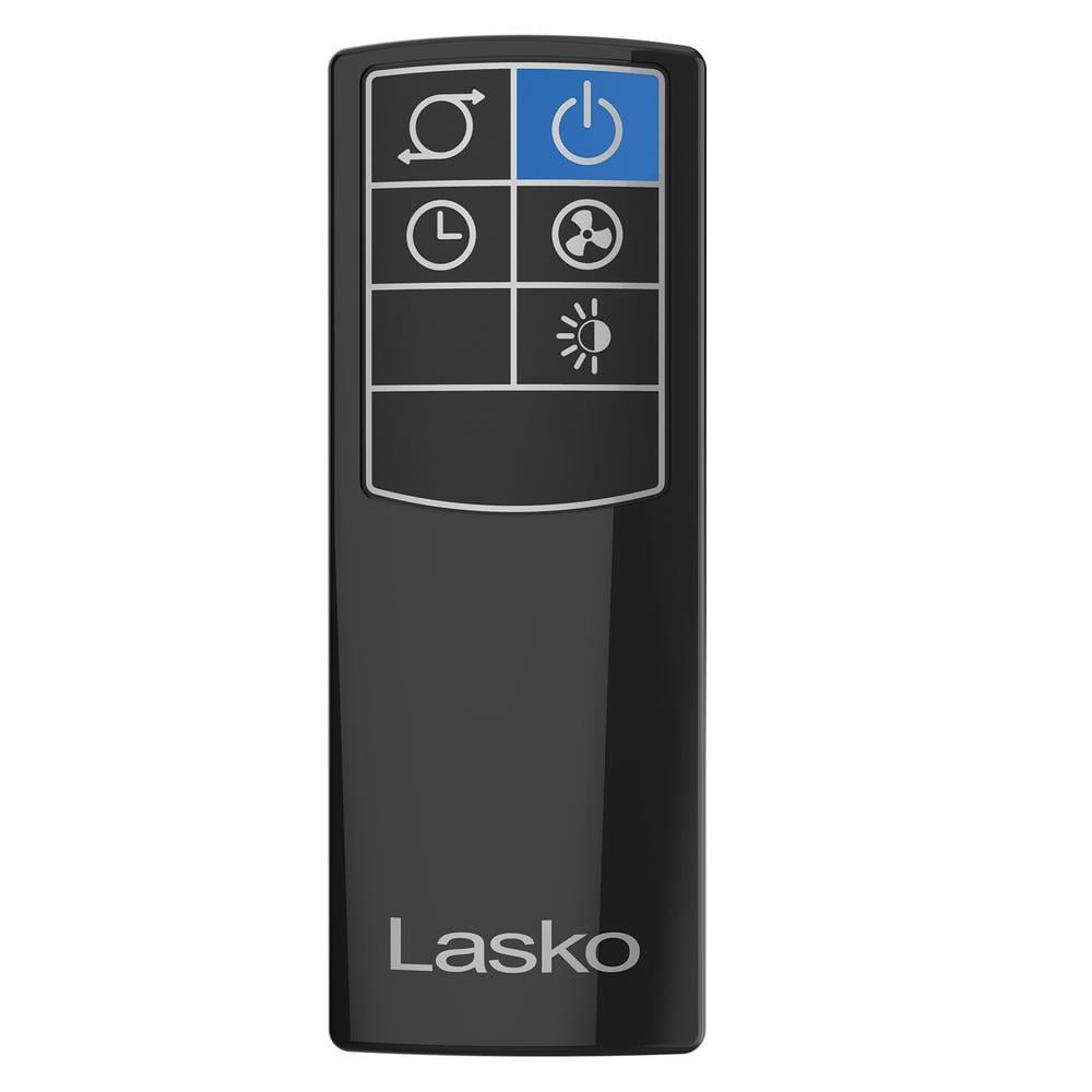 Lasko 48 in. Xtra Air 4-Speed Tower Fan in Black with Carry Handle, Oscillating, Remote Control, Nighttime Setting, Timer