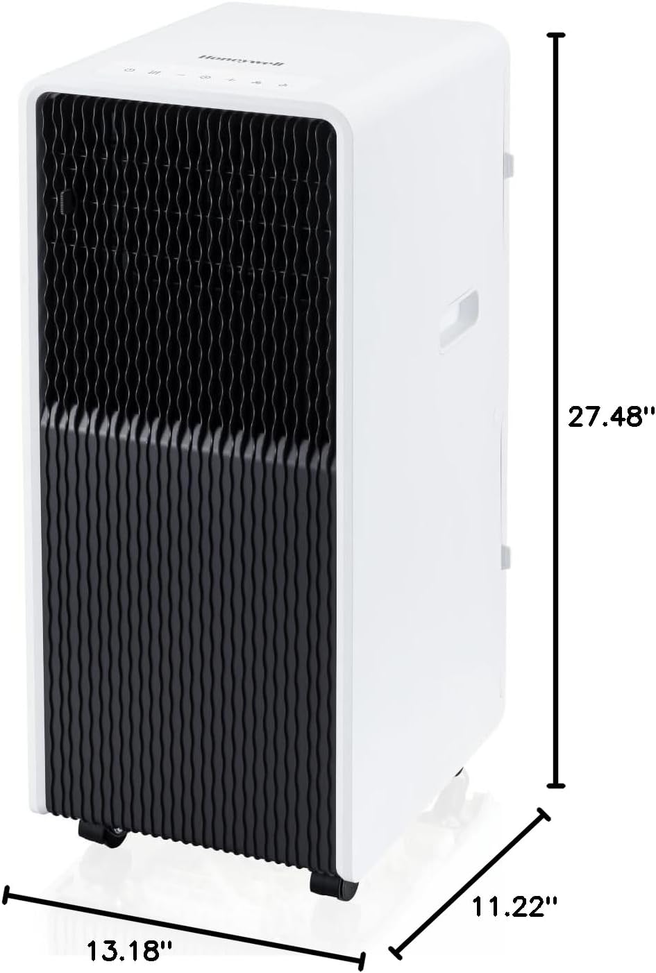 Honeywell 13,500 BTU Slim & Smart WiFi Portable AC with Fan, Dehumidifier, Alexa/Google Home Voice Control  Cools Up to 660 Sq. Ft
