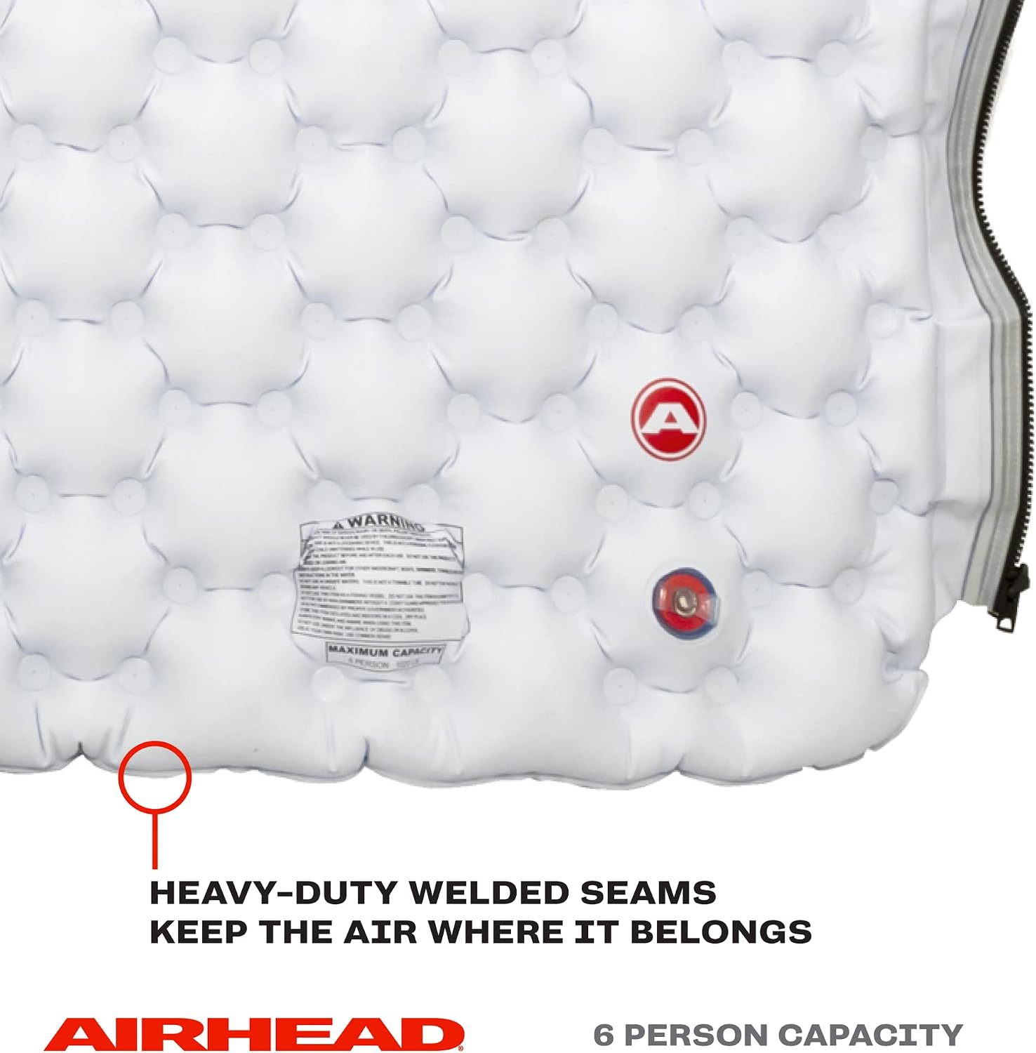 Airhead Air Island, Inflatable Large Lake Float,  10ft x 6ft