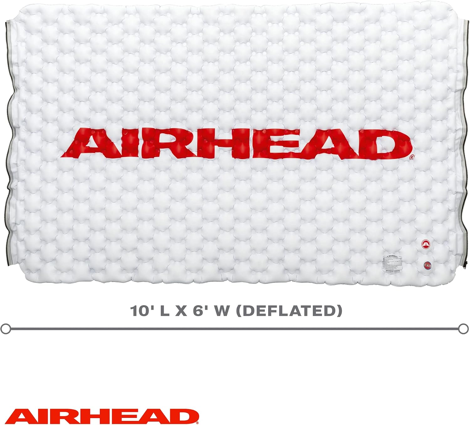 Airhead Air Island, Inflatable Large Lake Float,  10ft x 6ft