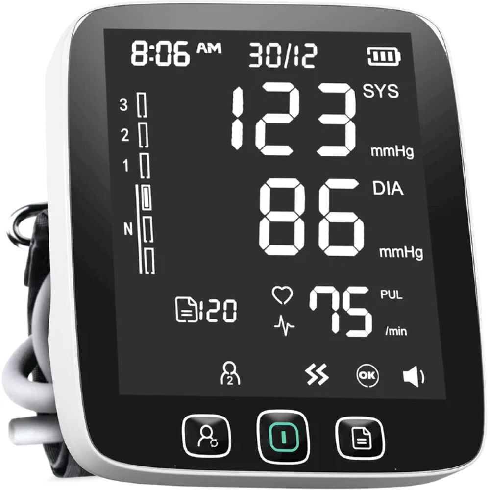 Lazle Automatic Blood Pressure Monitor, Black