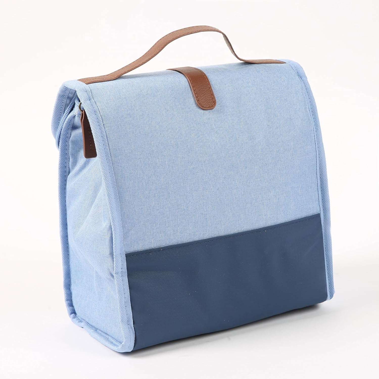 Arctic Zone Heathered Eco Lunch Sack, Blue, 4 Pack
