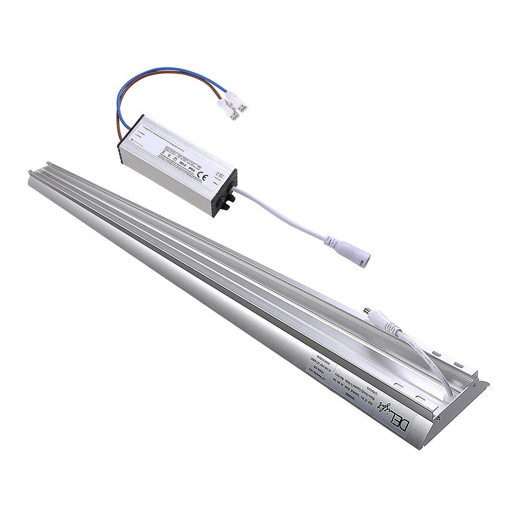 Yescom 40w LED Shop Light Fixture 2-Lamp 4500LM White, 10 Pack