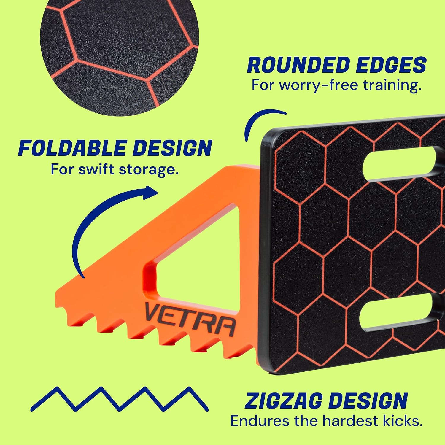 VETRA Soccer Training Equipment - Soccer Rebounder Board with 2 Sandbags - Adjustable Durable Portable Wall & Replay Trainer for Ball Control, Passing & Shooting Rebounders - Use for solo soccer training & ball control