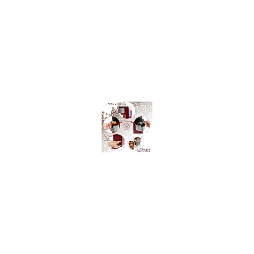 Mixpresso Single Serve Coffee Brewer K-Cup Pods Compatible & Ground