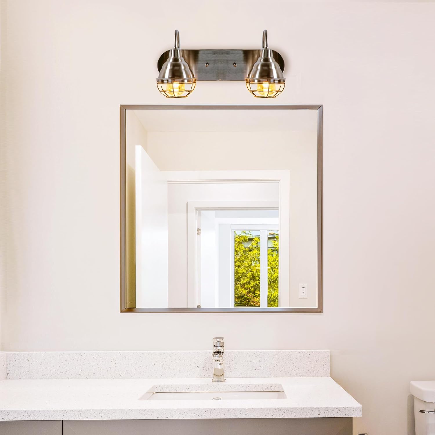 KODA Webster Industrial Bathroom Vanity Light
