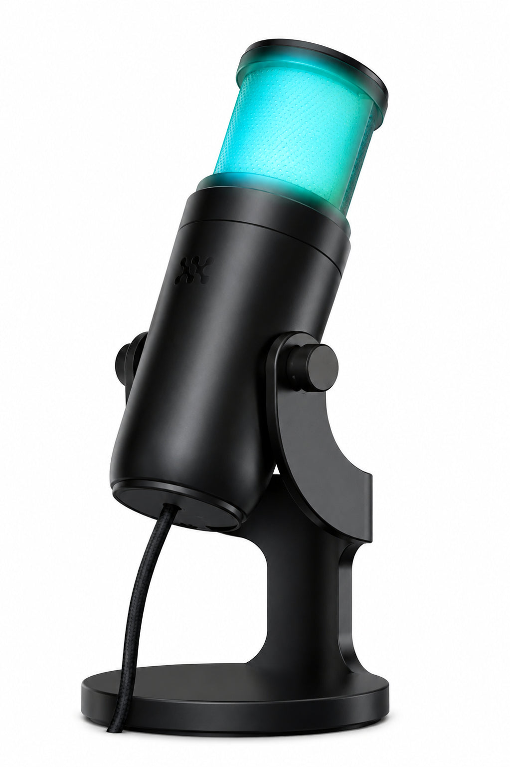 Vibe Sound Gaming Condenser Microphone LED, RGB Light, USB, 360 Adjustable, Black
