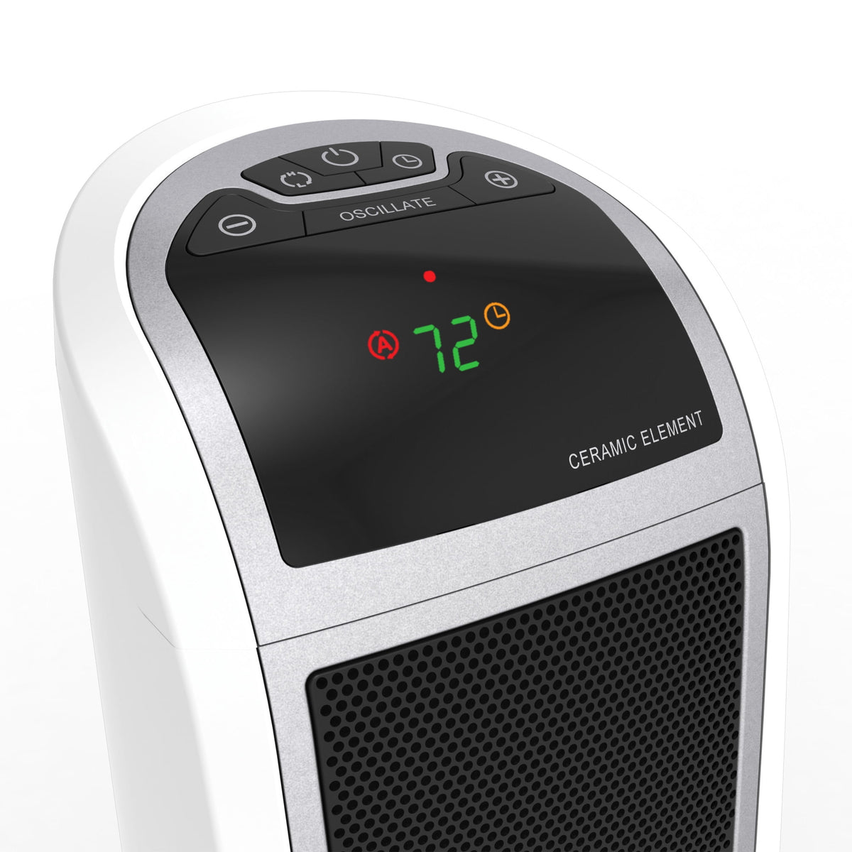 Lasko 23" 1500W Electric Digital Ceramic Tower Space Heater with Remote, White, 5165
