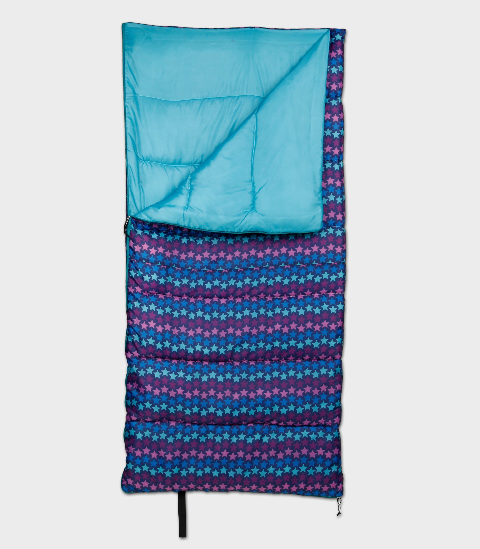 Crckt Youth 2-lb Polyester Sleeping Bag with Full Zipper Closure, 64" Long x 30" Wide x 2" Width