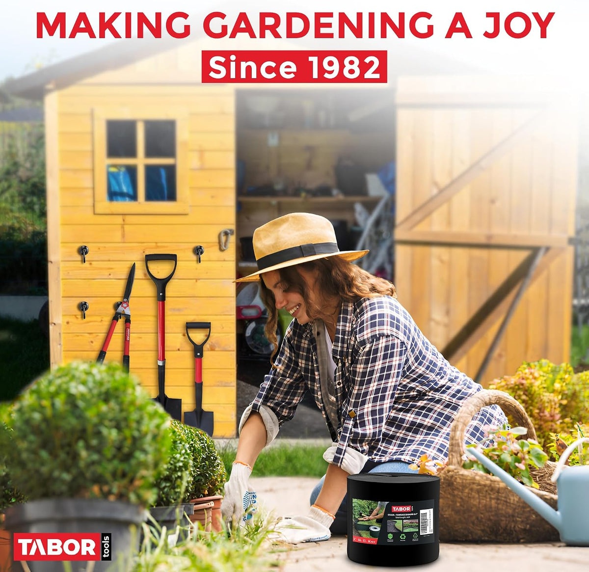 TABOR TOOLS 60 Ft Terrace Board, 5 Inch High, 0.1" Inch Thickness, Landscape Edging Coil, Grass Barrier, Bender Board, Garden Liner, (Black)