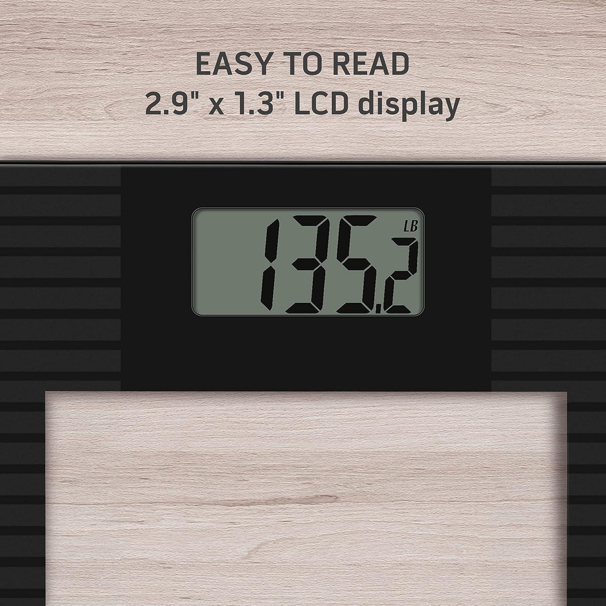 Health o Meter Glass Weight Tracking Digital Scale for Body Weight, Bathroom Scale, 2 Users, Accuracy & Precision, LCD Display, 400 lbs Capacity, Batteries Included Black Standard