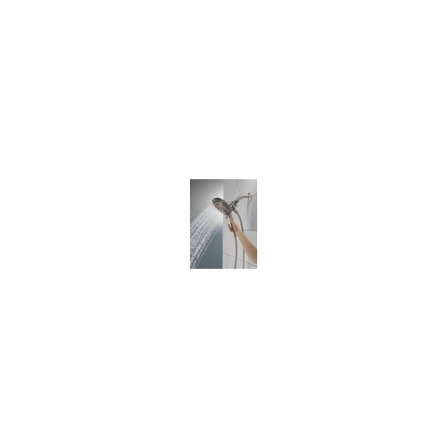 Delta In2ition Two-in-One Shower with  5-Spray Patterns in Spotshield Brushed Nickel