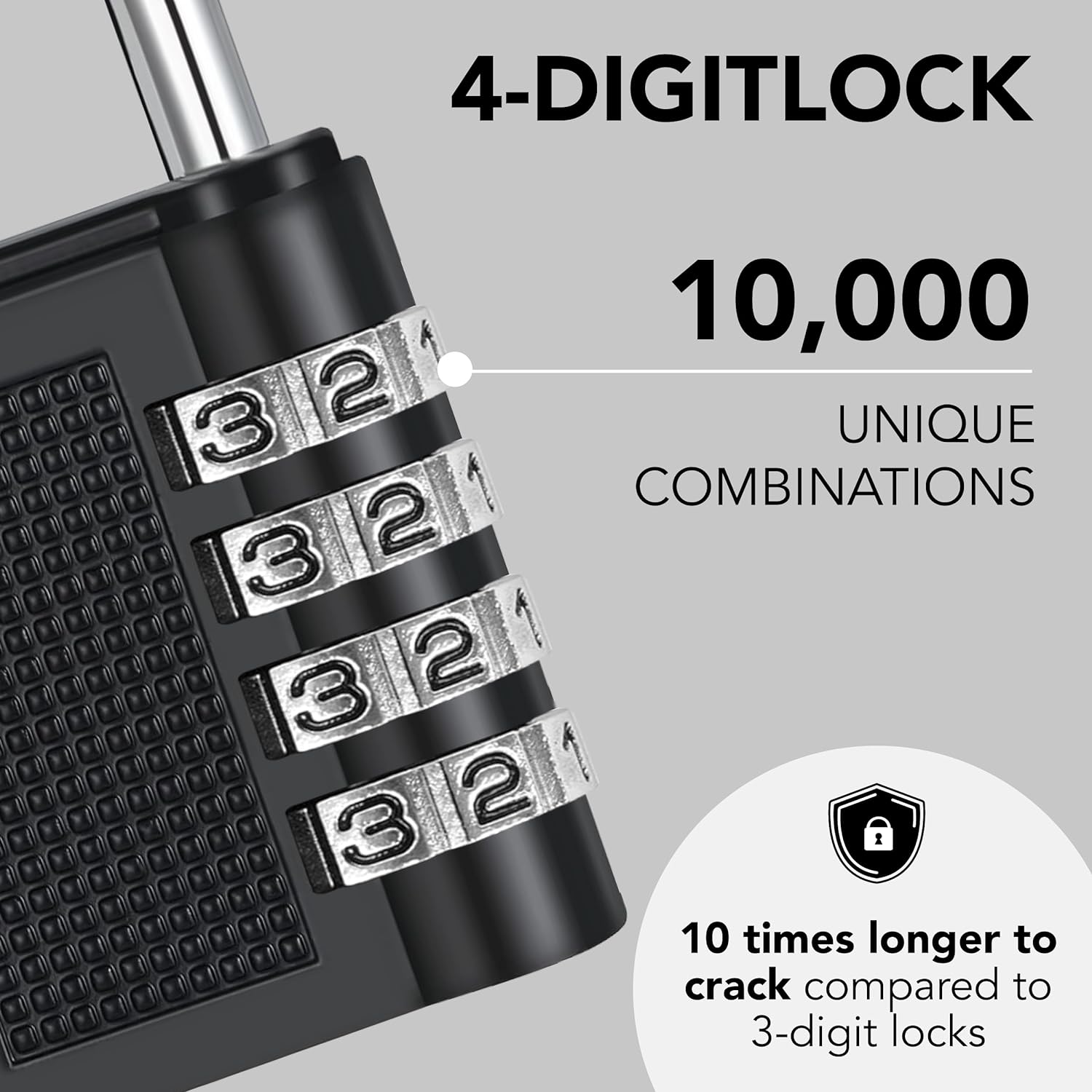 Desired Tools Padlock 4 Digit Combination Lock