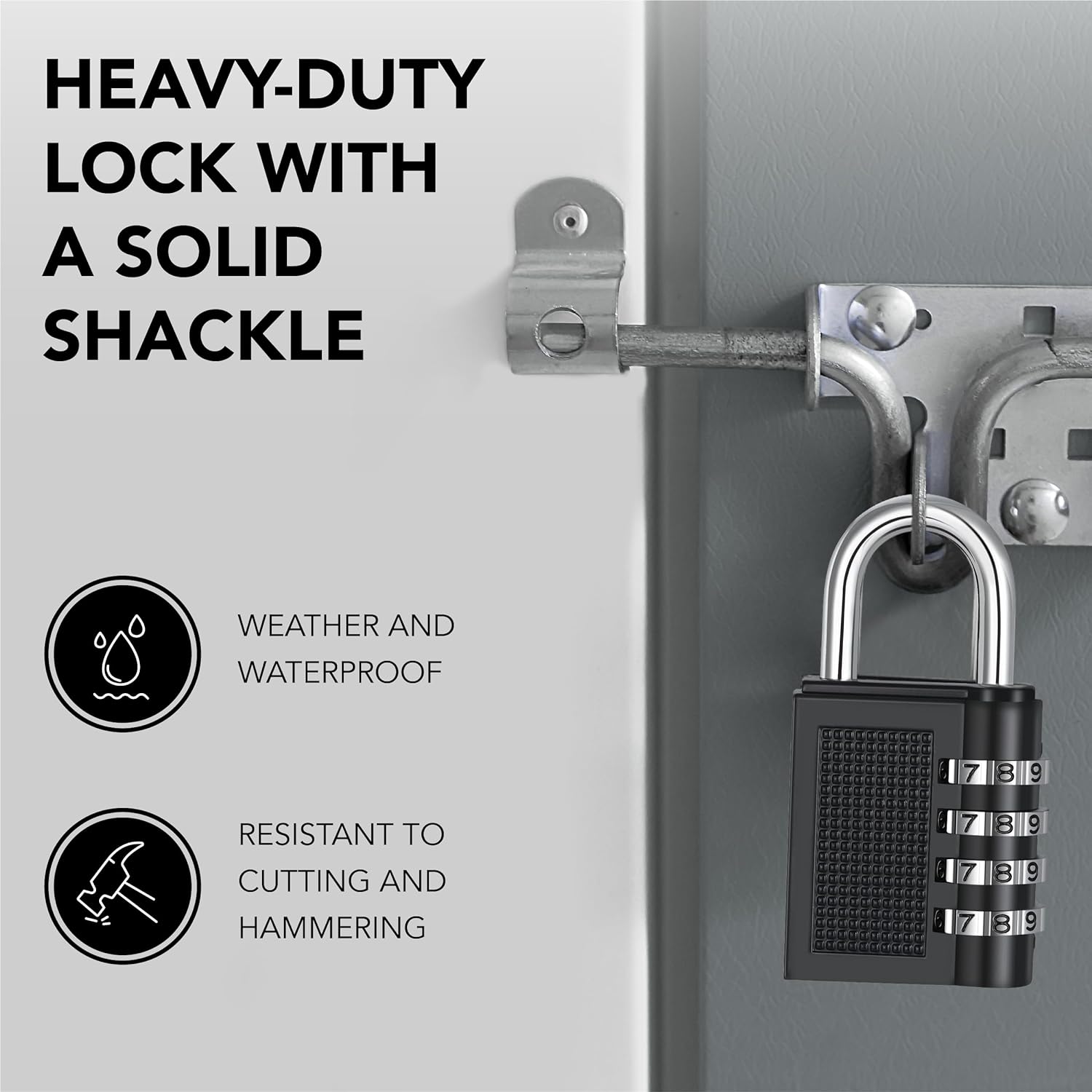 Desired Tools Padlock 4 Digit Combination Lock