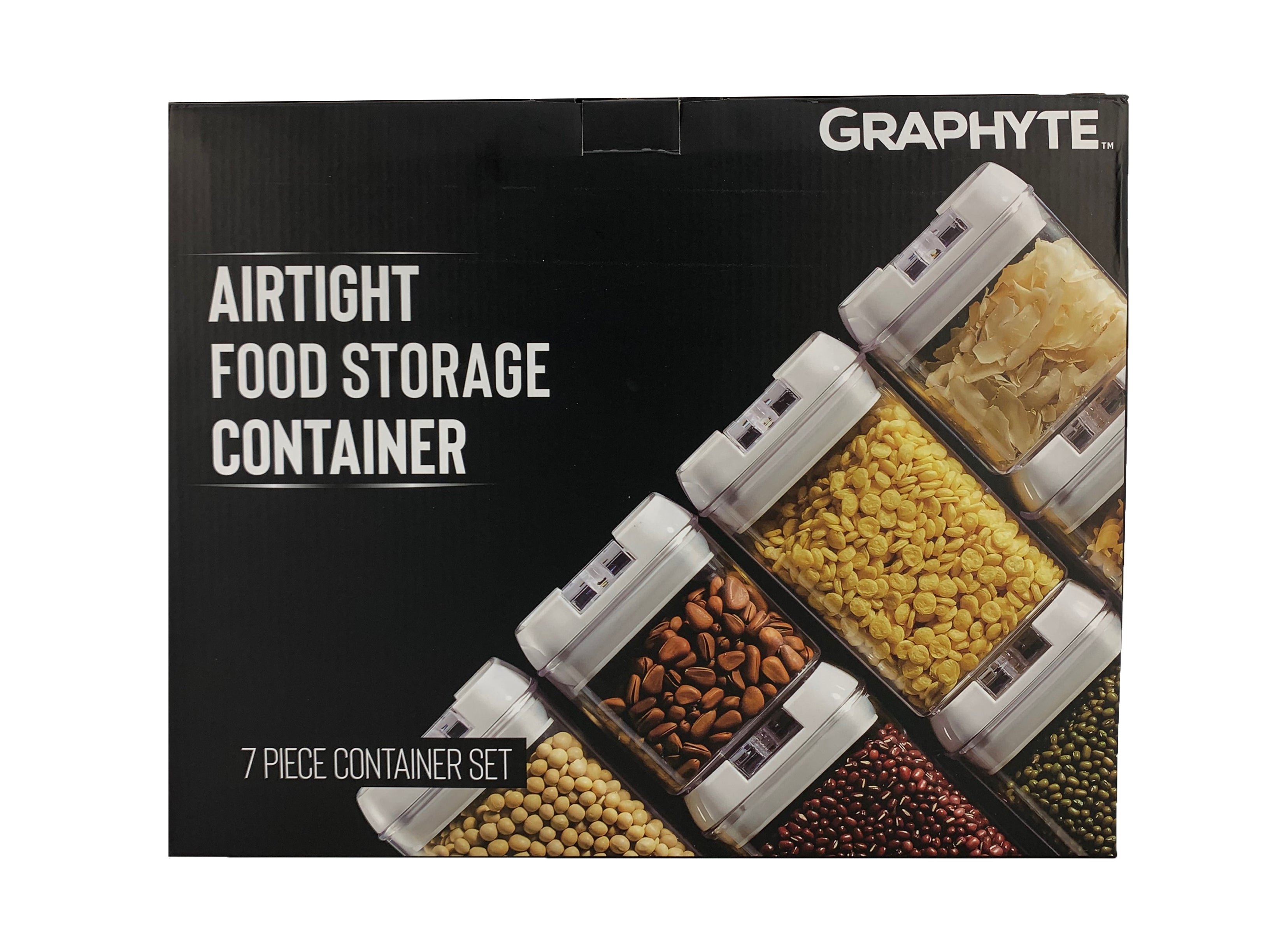 Graphyte Food Storage Container Set - 7 Piece