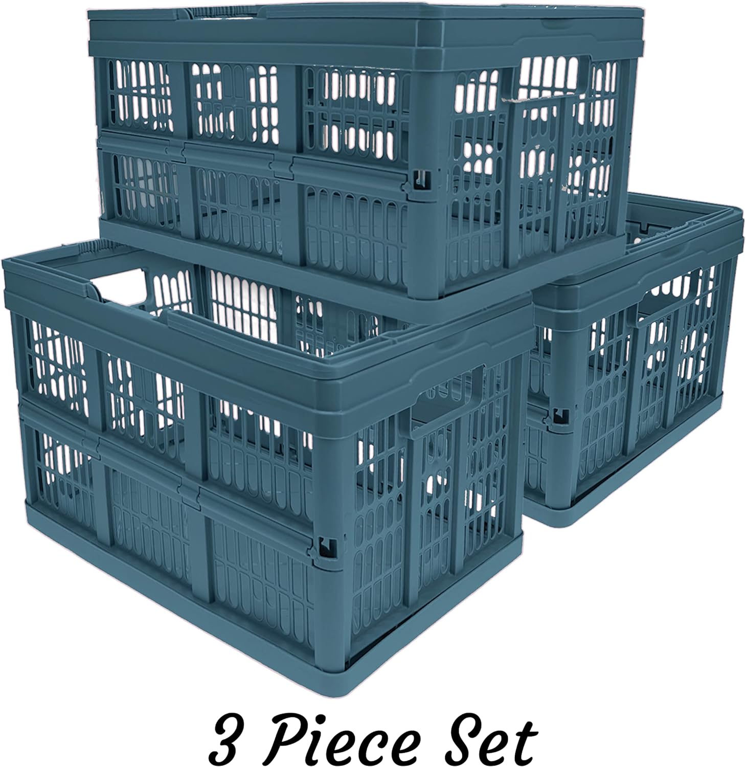 Home+Solutions 3 Piece Collapsible Basket Set