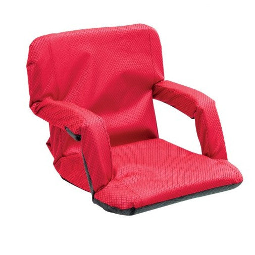 Camp & Go Stadium Seat with Padded Armrests & Backpack Straps