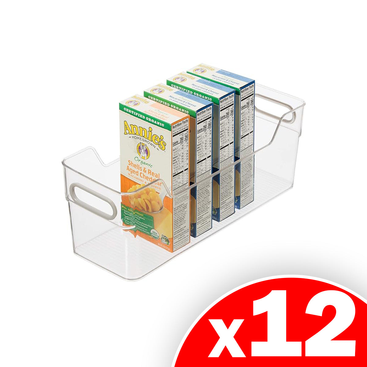 Multi-Use Organizer Bins, 12 Pack