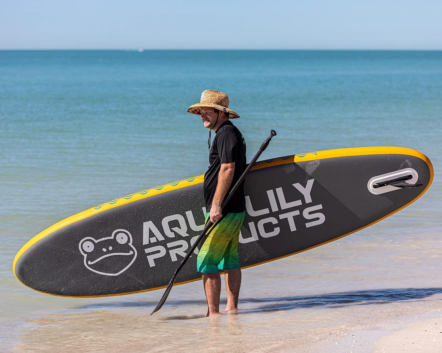 Aqua Lily Premium Inflatable Stand Up Paddle Board (Supports 400 Pounds)