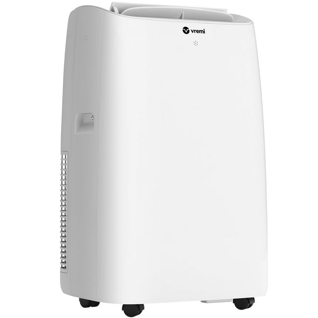 Vremi 12000 BTU Portable Air Conditioner - Easy to Move AC Unit for Rooms up to 350 Sq Ft - with Powerful Cooling Fan, Reusable Filter, Auto Shut Off (8150 BTU New DOE)