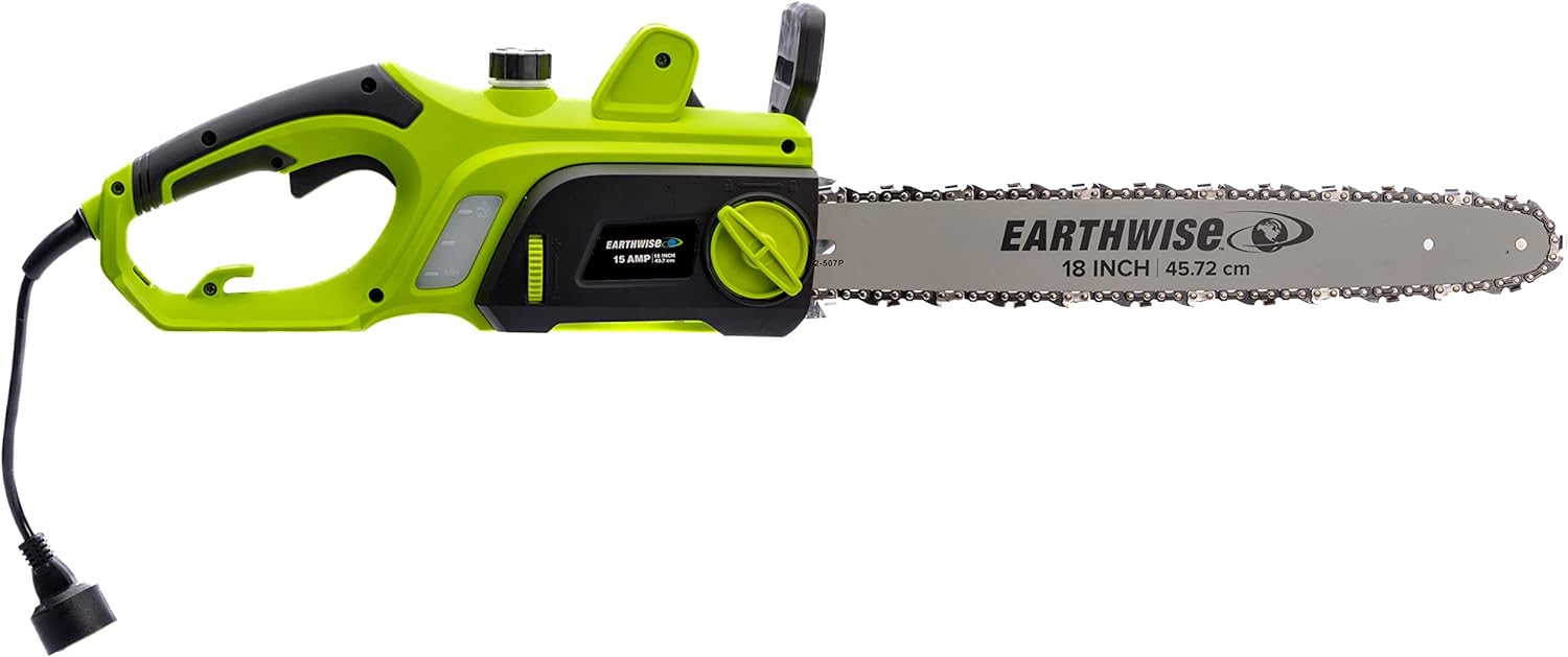 Earthwise Power Tools by ALM CS34018 18-In 15-Amp Corded Electric Chainsaw