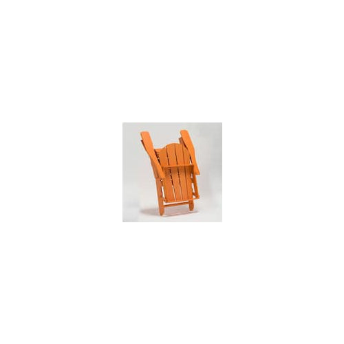 Outdoor Patio Fixed Adirondack Chair- Orange