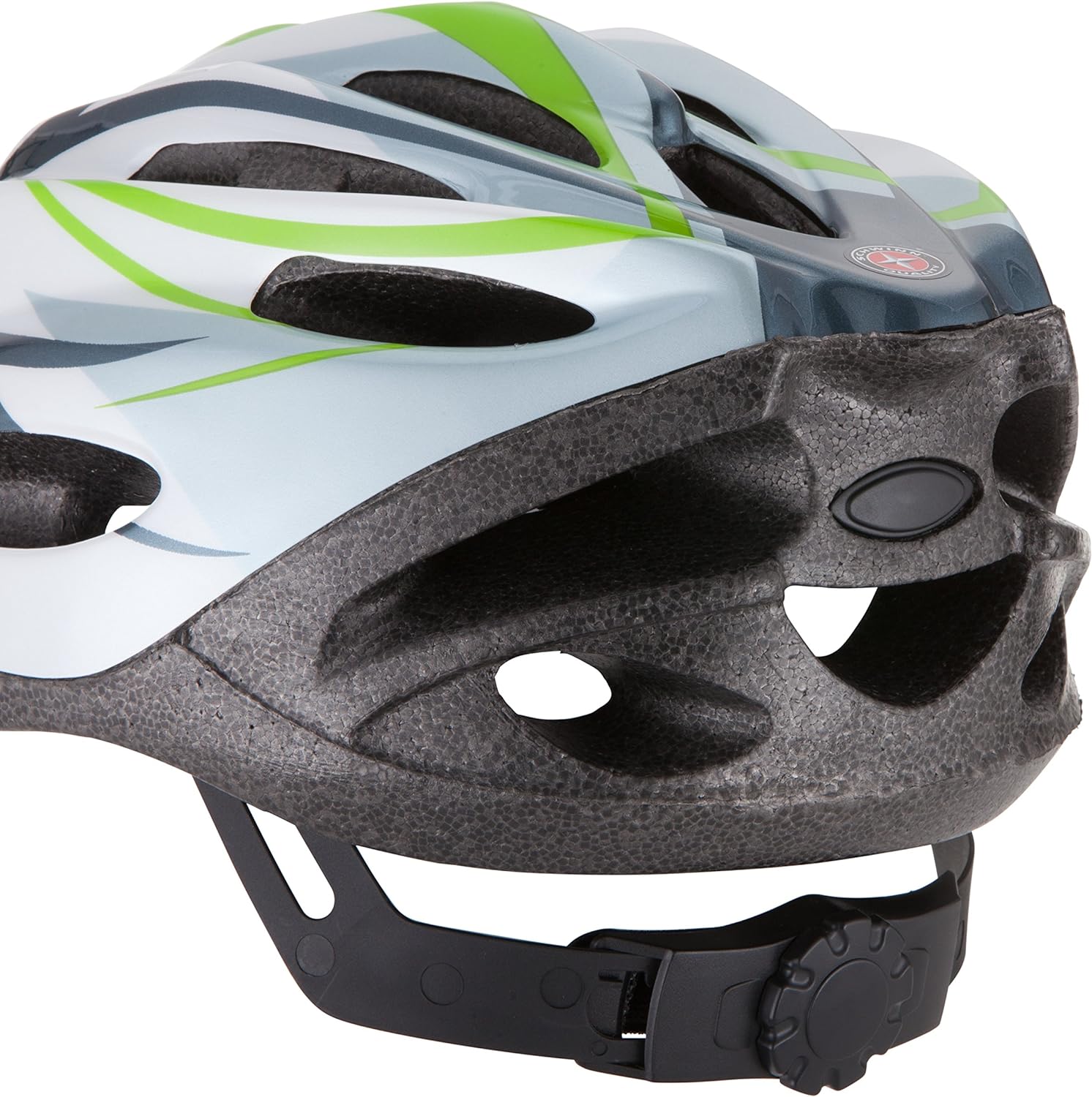Schwinn Traveler Bike Helmet, Adult and Youth Sizes White/Green