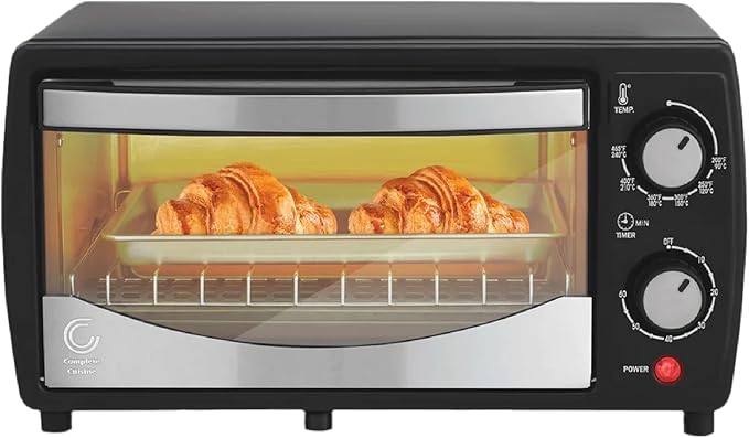 Complete Cuisine 4-Slice Toaster Oven, 9L